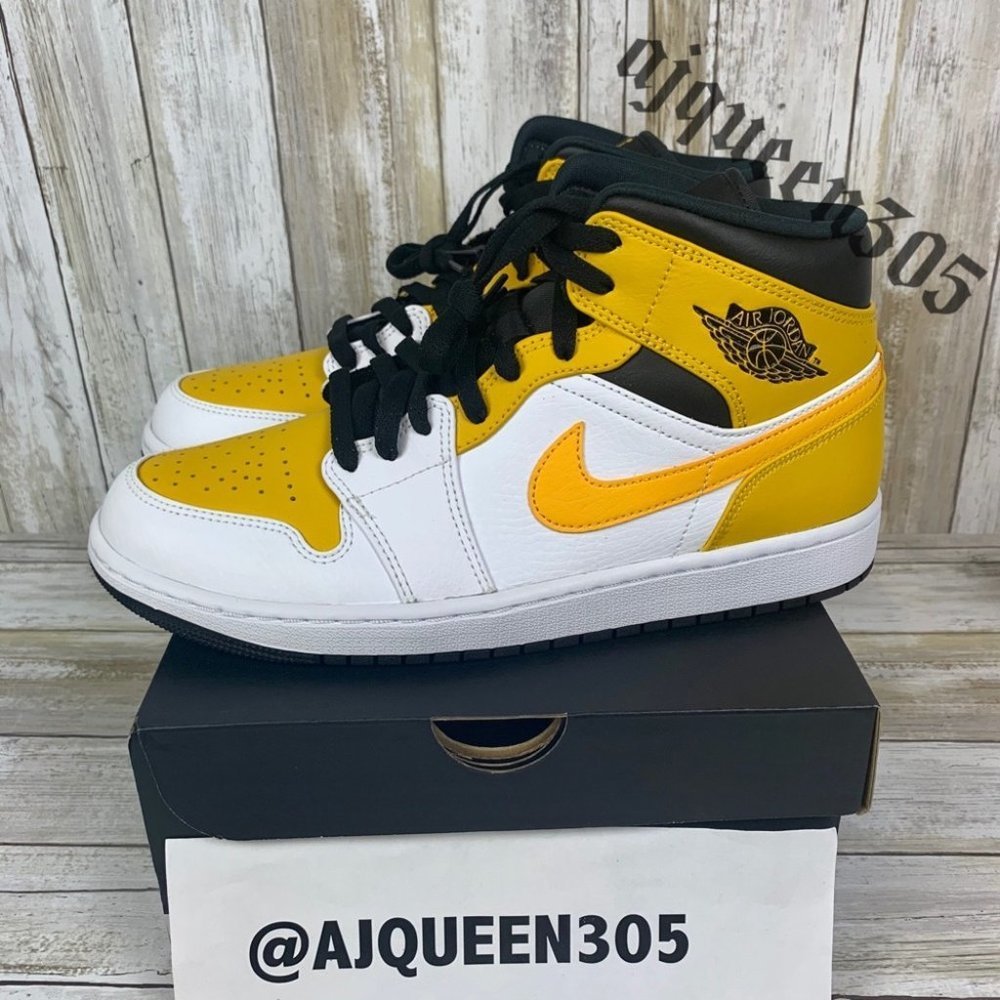Air Jordan 1 Mid University Gold - Picture 7 of 7